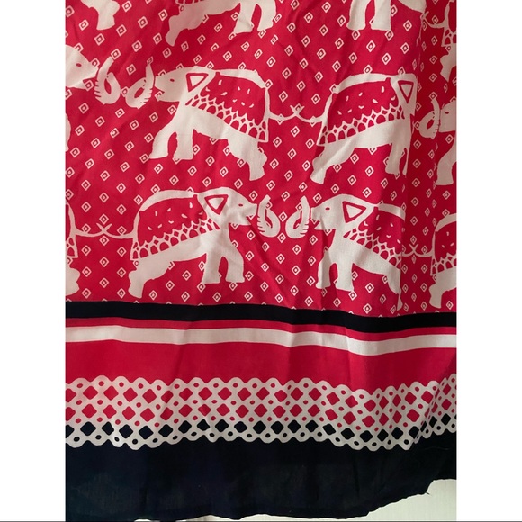 Crown & Ivy Pink Elephant halter tank top. - Picture 2 of 3